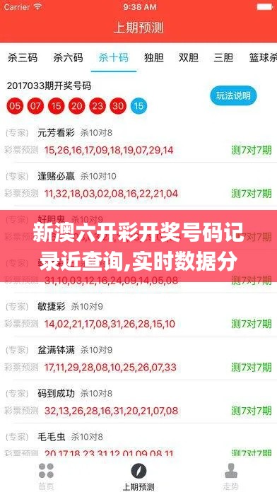 新澳六开彩开奖号码记录近查询,实时数据分析_未来版PQM13.25