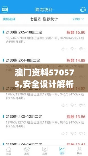 澳门资料570575,安全设计解析说明法_私人版JTJ13.39