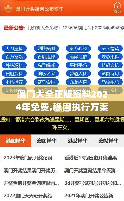 澳门大全正版资料2024年免费,稳固执行方案计划_物联网版RZL13.64