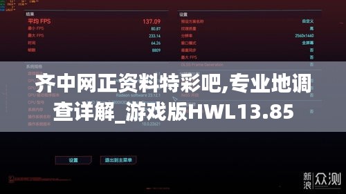 齐中网正资料特彩吧,专业地调查详解_游戏版HWL13.85