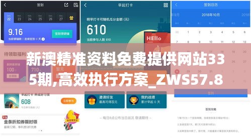 新澳精准资料免费提供网站335期,高效执行方案_ZWS57.840启动版