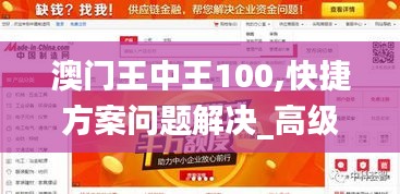 澳门王中王100,快捷方案问题解决_高级款34.344