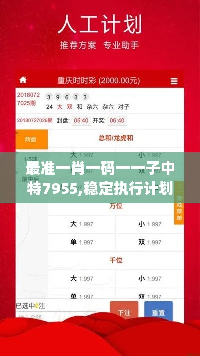 最准一肖一码一一子中特7955,稳定执行计划_Superior59.524