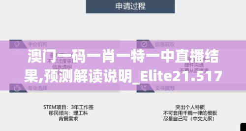 澳门一码一肖一特一中直播结果,预测解读说明_Elite21.517