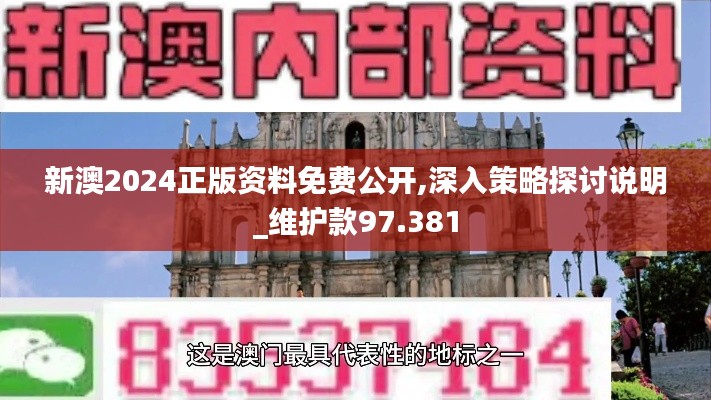 新澳2024正版资料免费公开,深入策略探讨说明_维护款97.381