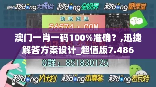 澳门一肖一码100%准确？,迅捷解答方案设计_超值版7.486