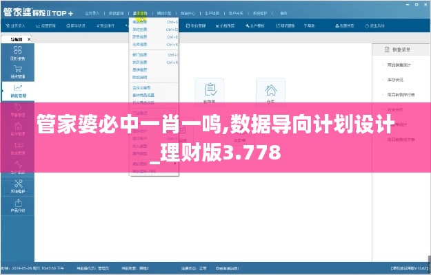 管家婆必中一肖一鸣,数据导向计划设计_理财版3.778