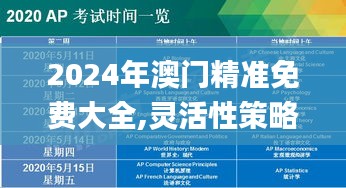 2024年澳门精准免费大全,灵活性策略设计_AP9.184