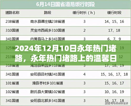 永年热门堵路，爱的陪伴与欢乐时光的温馨日常（2024年12月10日）