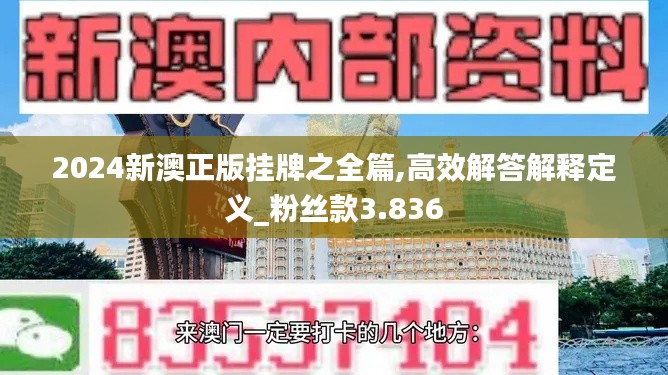 2024新澳正版挂牌之全篇,高效解答解释定义_粉丝款3.836