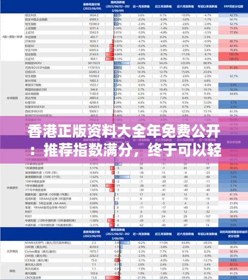 香港正版资料大全年免费公开：推荐指数满分，终于可以轻松获取优质信息