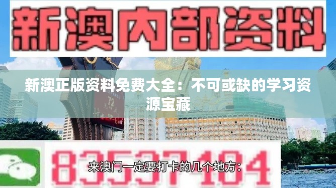 新澳正版资料免费大全：不可或缺的学习资源宝藏