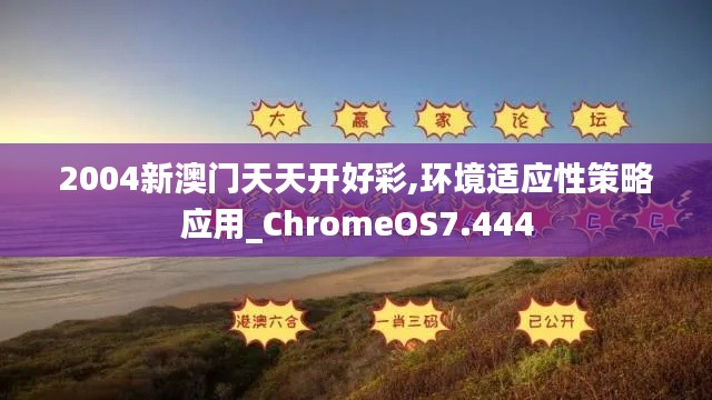 2004新澳门天天开好彩,环境适应性策略应用_ChromeOS7.444