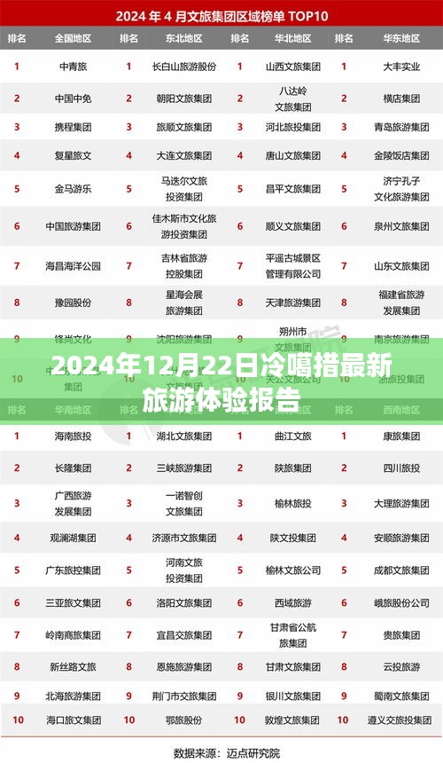 冷噶措旅游体验报告，深度探索与感受（2024年12月22日）