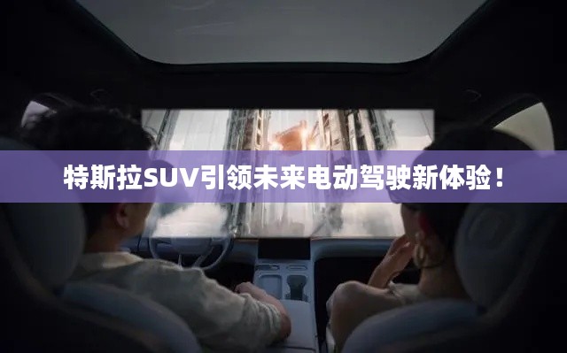 特斯拉SUV引领未来电动驾驶新体验！