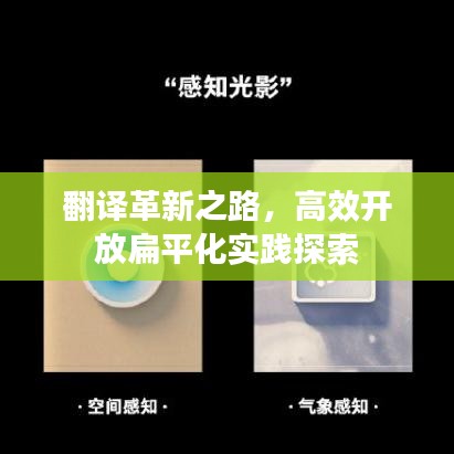 翻译革新之路，高效开放扁平化实践探索