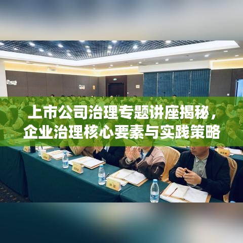上市公司治理专题讲座揭秘，企业治理核心要素与实践策略全解析