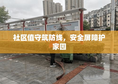 社区值守筑防线，安全屏障护家园