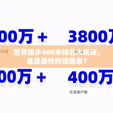 世界跑步400米排名大揭秘，谁是最快的领跑者？