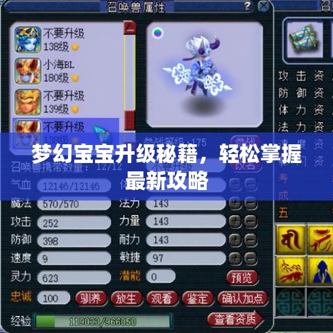 梦幻宝宝升级秘籍，轻松掌握最新攻略